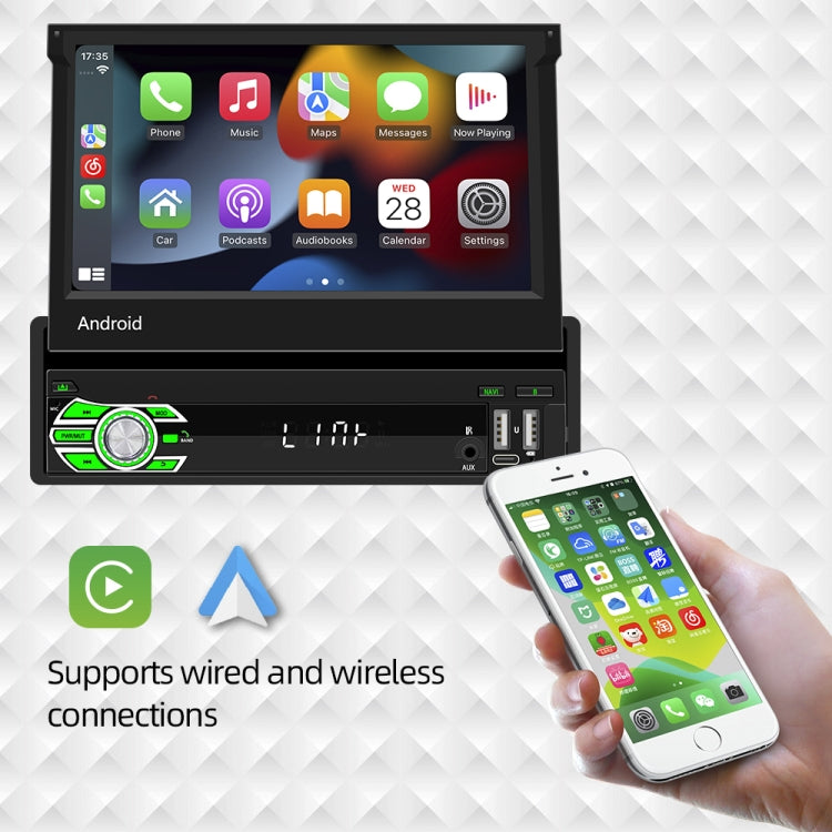 HD 7 inch Single Din Car Android Player GPS Navigation Bluetooth Touch Stereo Radio, Support Mirror Link & FM & WIFI, 9706 HD 7 inch Single Din Car Android Player GPS Navigation Bluetooth Touch Stereo Radio, Support Mirror Link & FM & WIFI, 9706